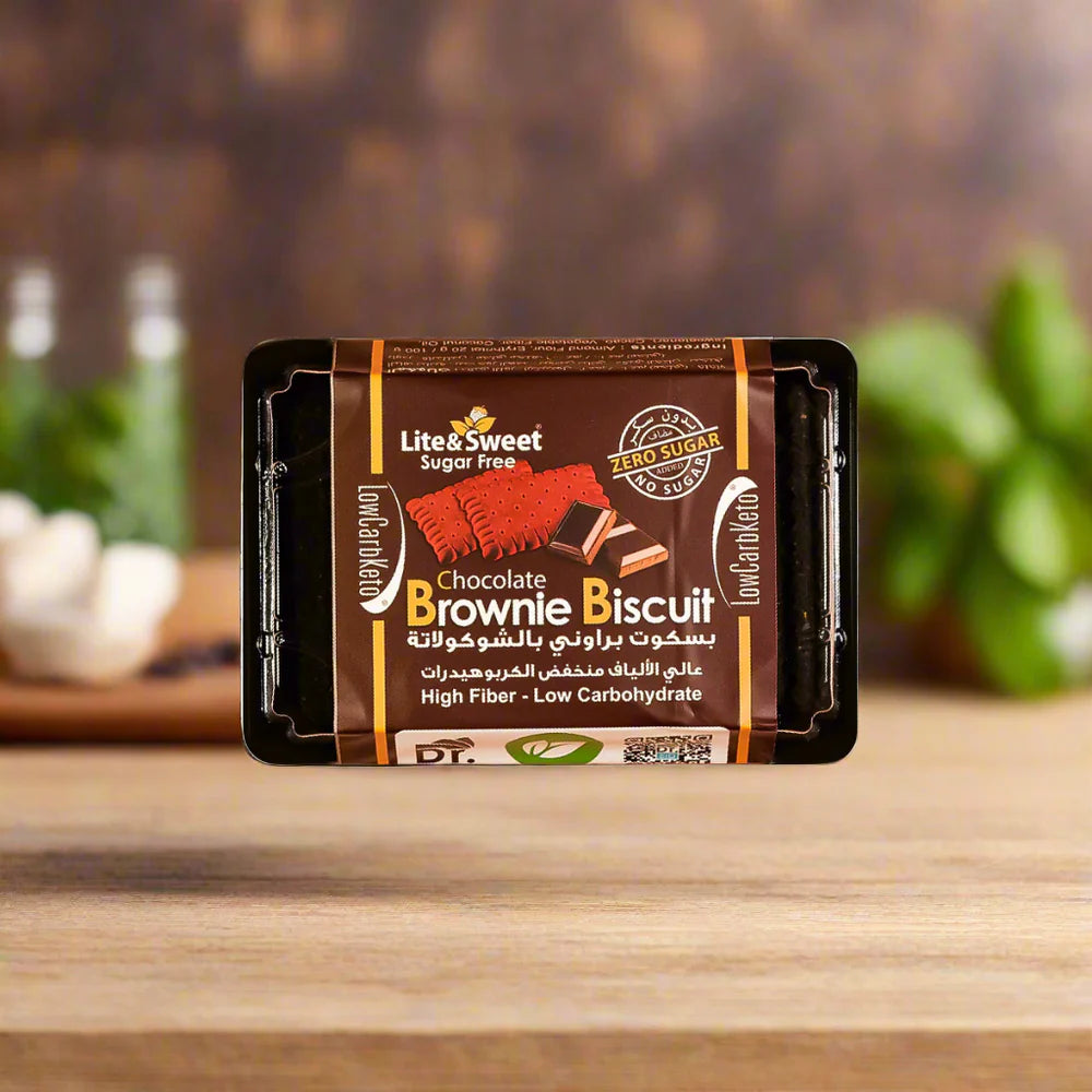 Lite and Sweet Brownie Biscuit